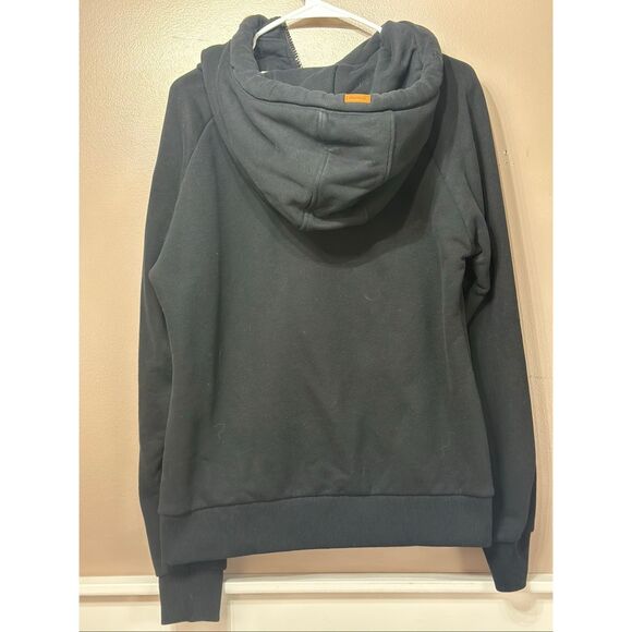 NWOT Wanakome Hera Black Full-Zip Hoodie Sweatshirt Women's Large - Picture 13 of 14